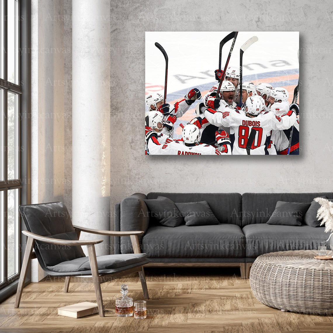 Alex Ovechkin hockey history wall decor