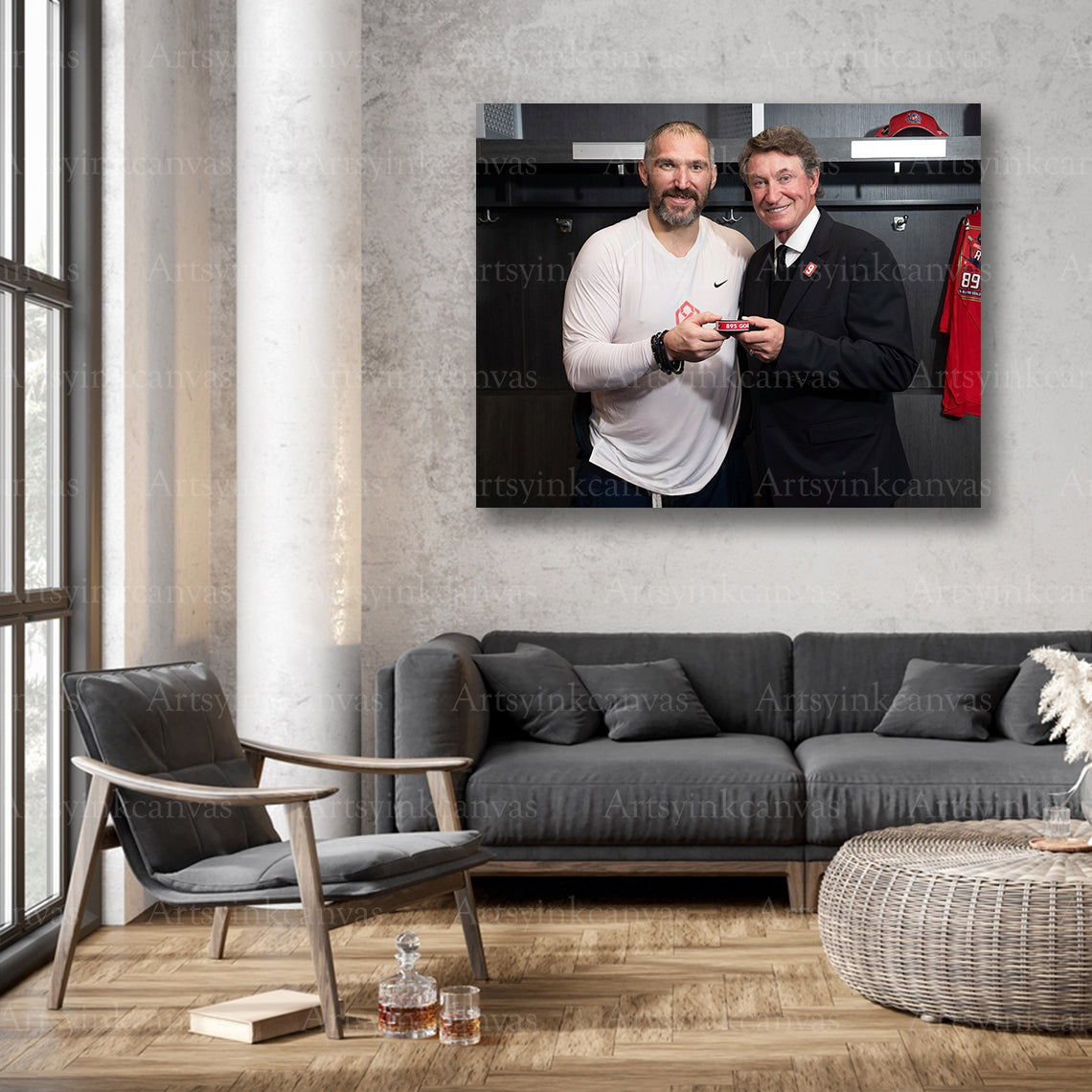 Washington Capitals goal record wall decor