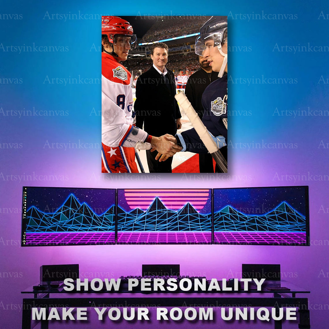 2011 NHL Winter Classic rivalry artwork