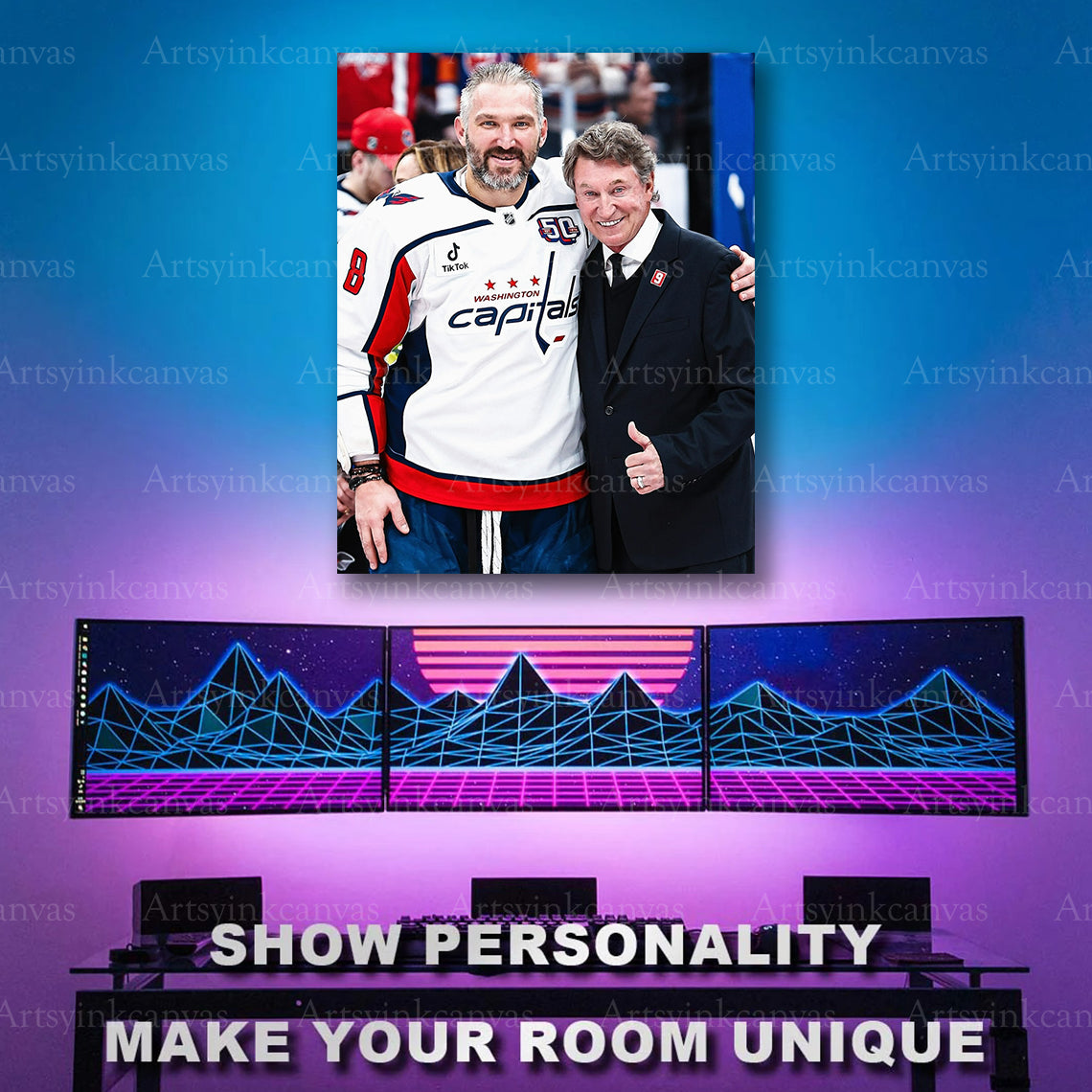 Alex Ovechkin hockey legend artwork
