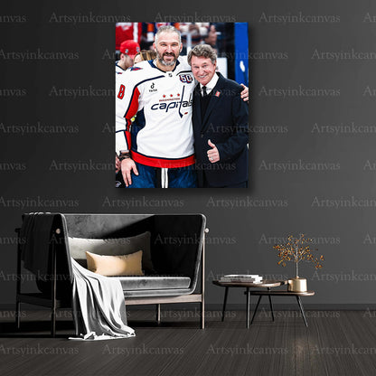 Alex Ovechkin collector hockey canvas art