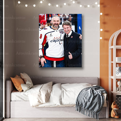 Premium Alex Ovechkin canvas print