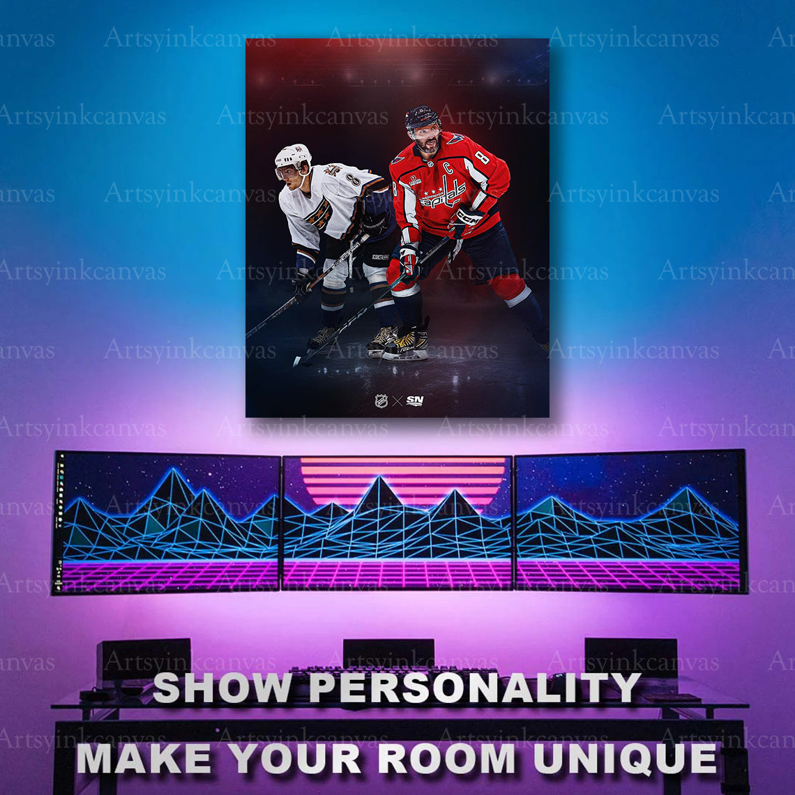 Alex Ovechkin career evolution artwork