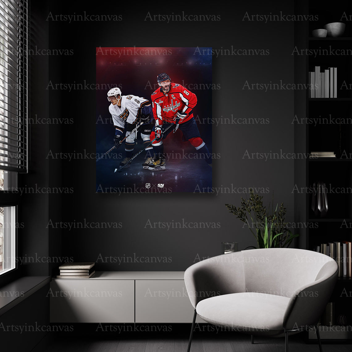 Washington Capitals Then and Now wall decor