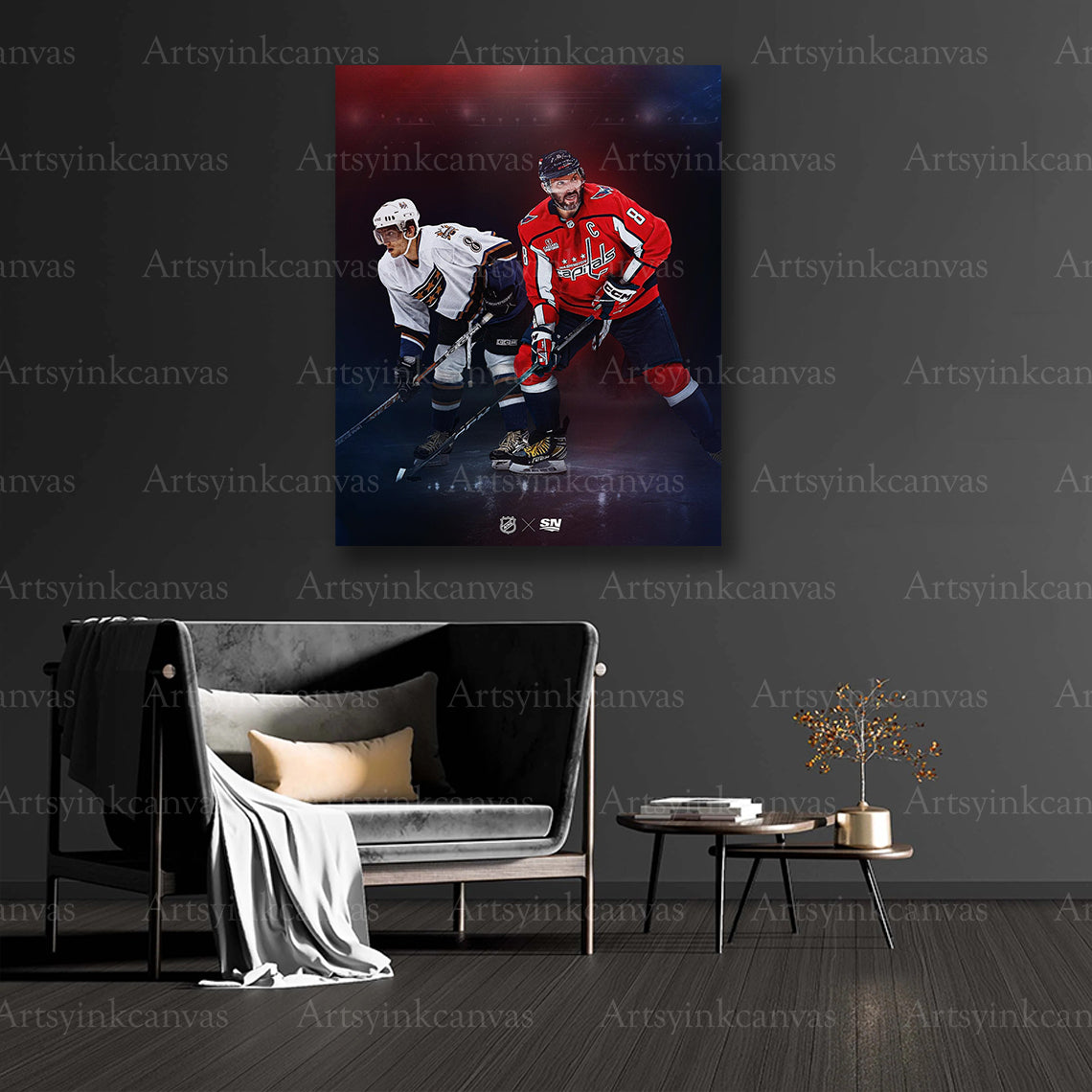 Alex Ovechkin 2024 season collector canvas art