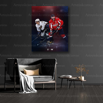 Alex Ovechkin 2024 season collector canvas art
