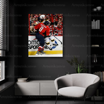 Washington Capitals checking action wall decor