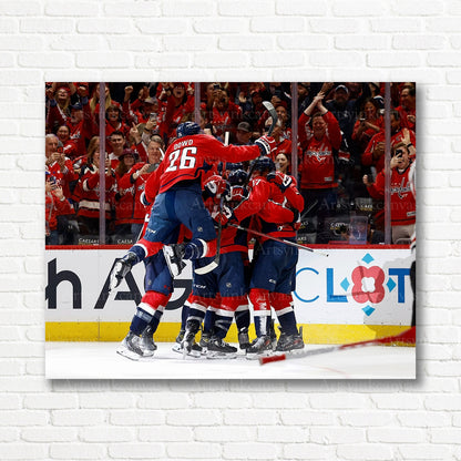 Alex Ovechkin Washington Capitals Gretzky record canvas print