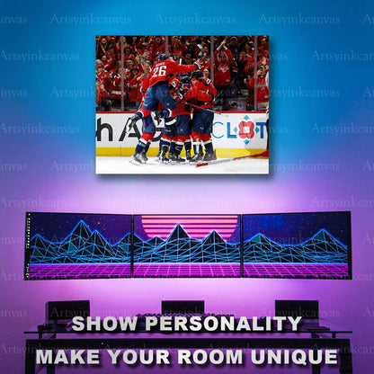 Alex Ovechkin NHL goal record artwork