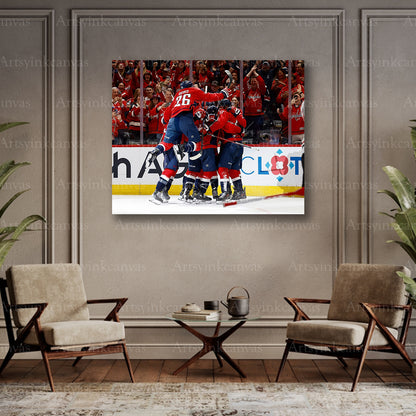 Alex Ovechkin collector milestone canvas art