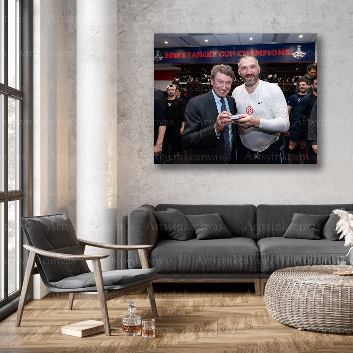 Alex Ovechkin hockey history wall decor