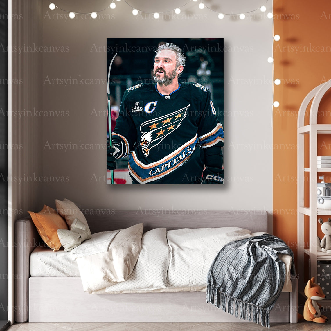 Premium Alex Ovechkin veteran canvas print
