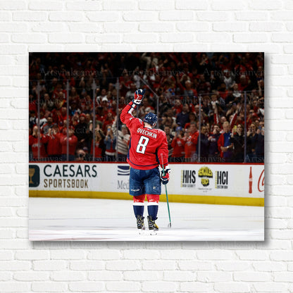 Alex Ovechkin Washington Capitals canvas wall art