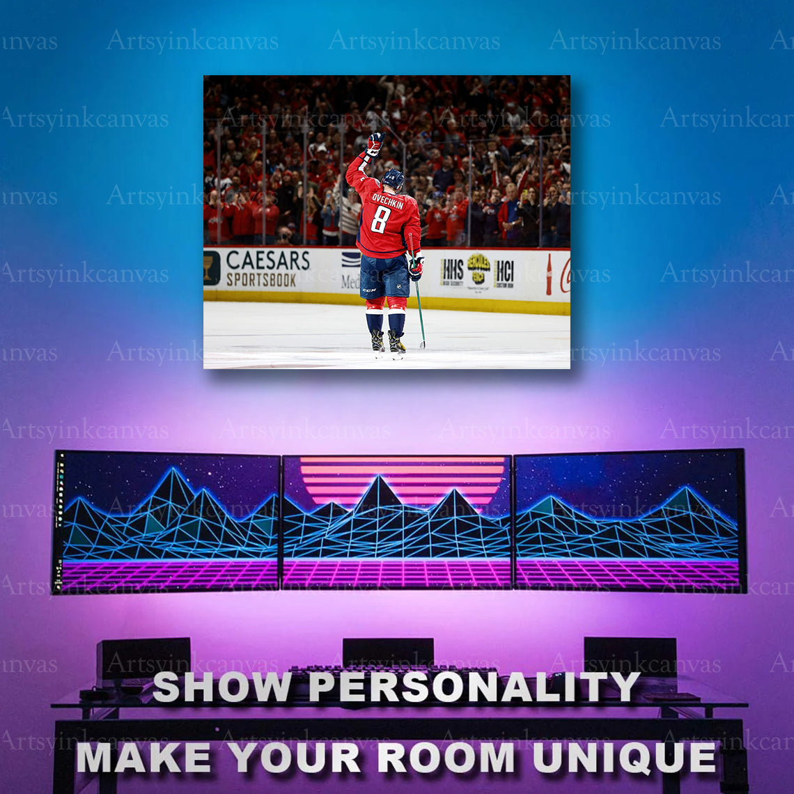 Alex Ovechkin Capitals wall decor