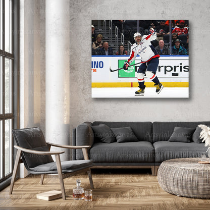 Alex Ovechkin NHL action wall decor