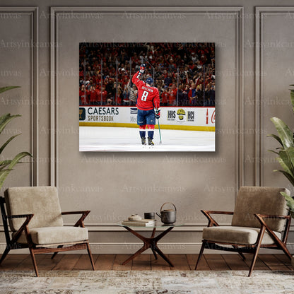 Alex Ovechkin NHL legend canvas art
