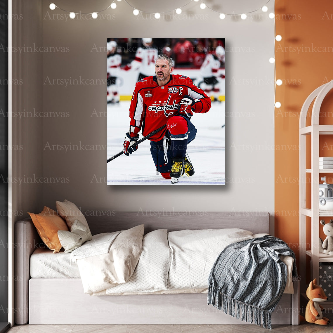 Premium Alex Ovechkin Year 20 canvas print