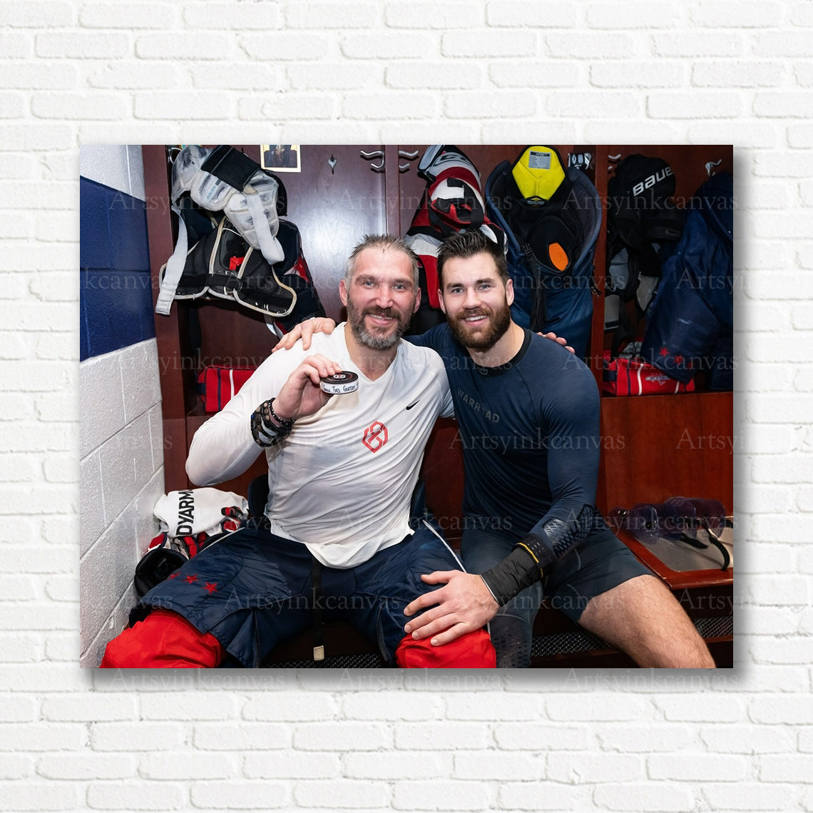 Alex Ovechkin 894 goals milestone hockey canvas print