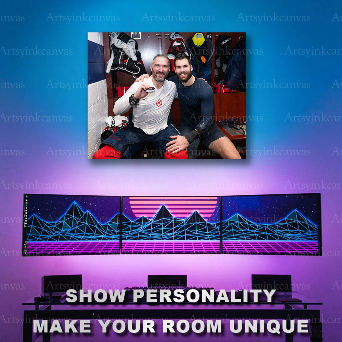 Washington Capitals Gretzky record tying artwork