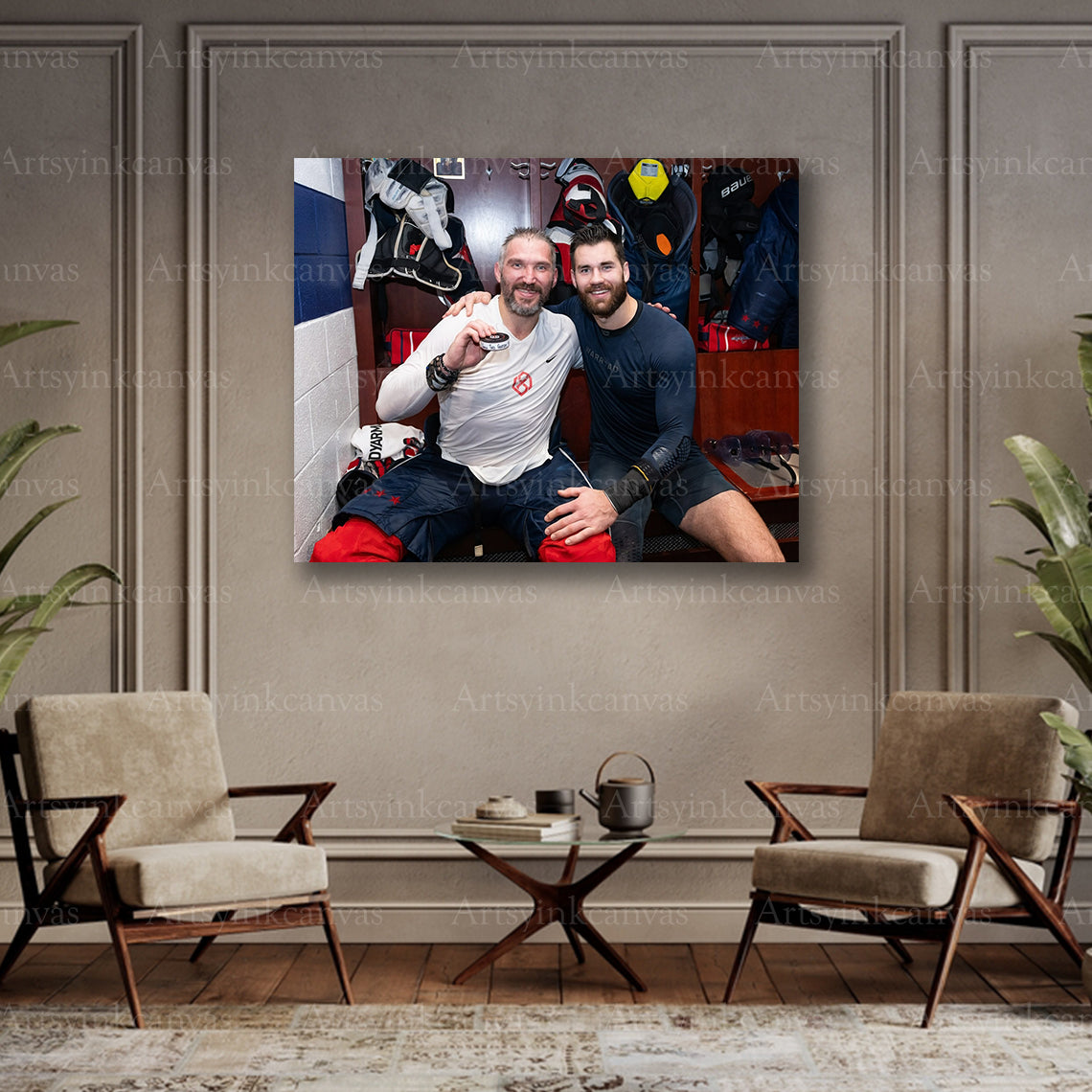 Capitals milestone collector canvas art