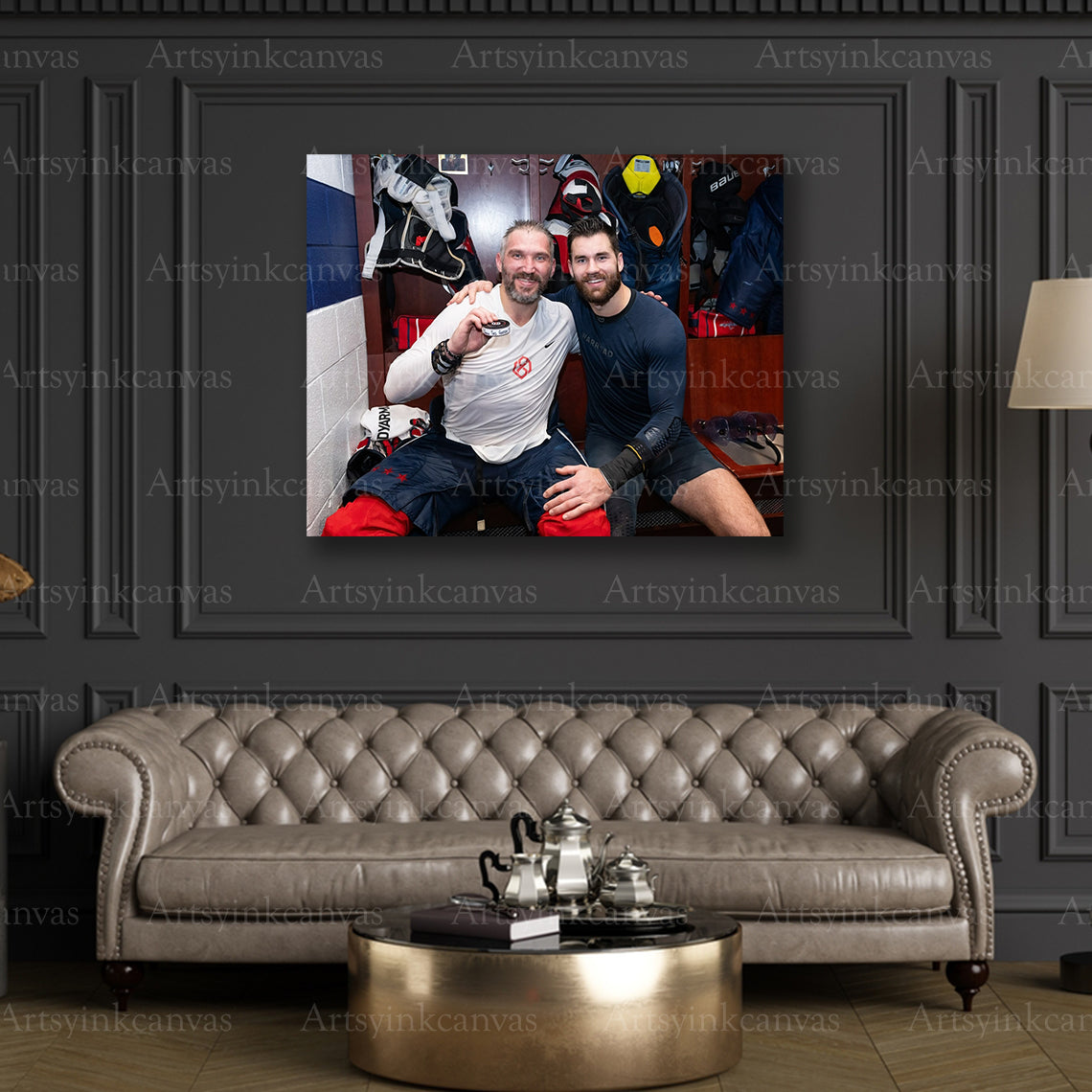 Premium Alex Ovechkin 894 goals canvas print
