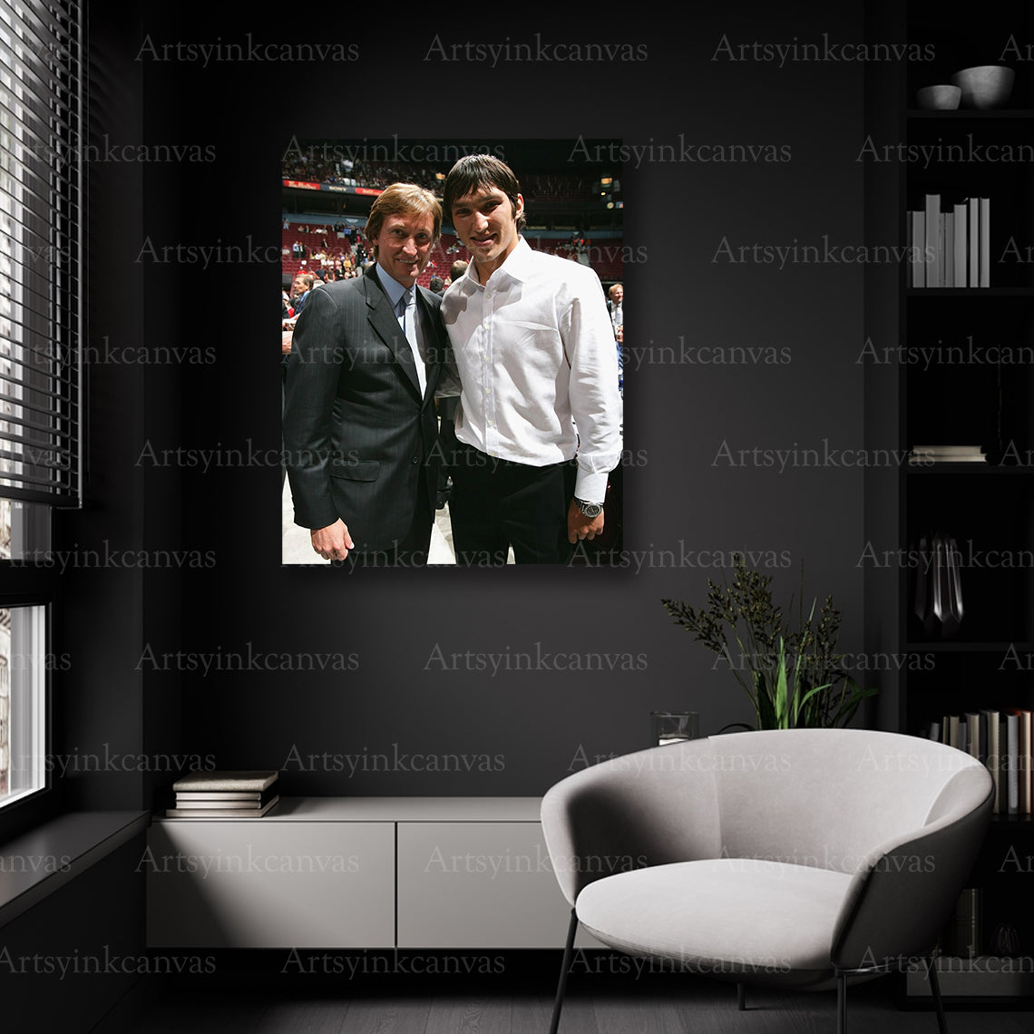 Ovechkin Gretzky collector wall decor