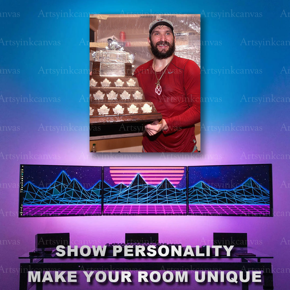 Alexander Ovechkin 2018 Stanley Cup playoff MVP artwork