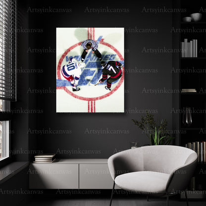 Winnipeg Jets Ottawa Senators rivalry wall decor