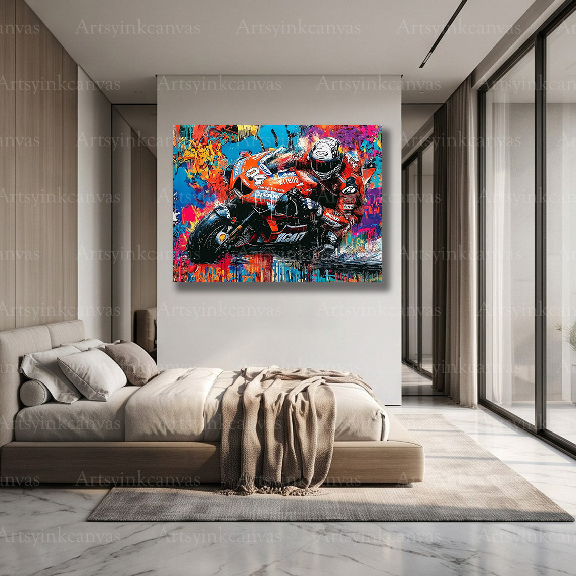 Premium Dovizioso MotoGP wall art