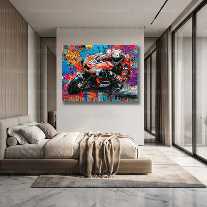 Premium Dovizioso MotoGP wall art