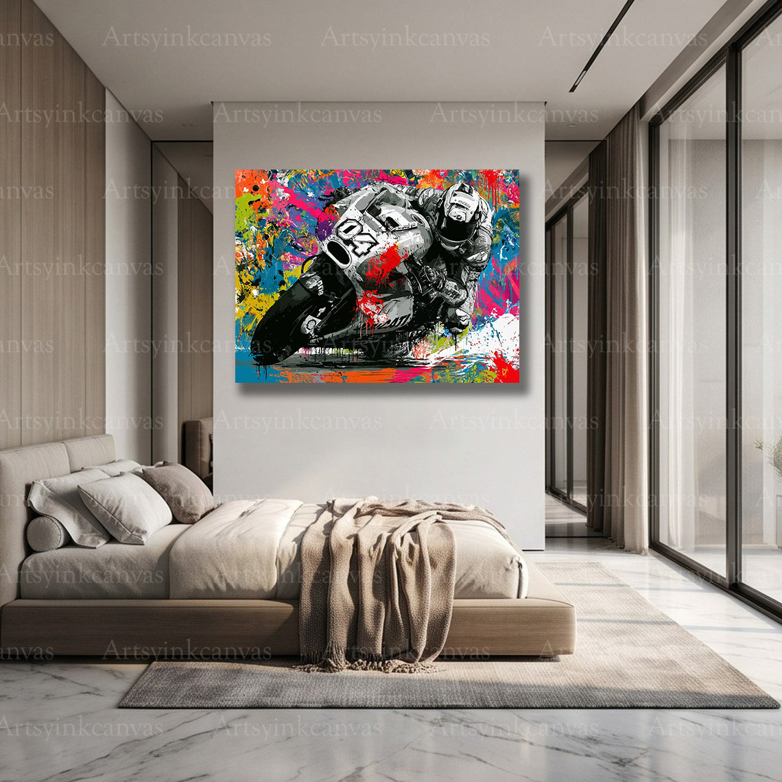 Premium MotoGP racing wall art