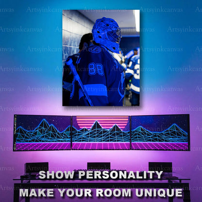 Andrei Vasilevskiy NHL goalie pregame artwork