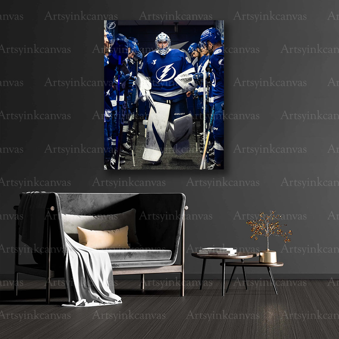 Andrei Vasilevskiy game day collector canvas art