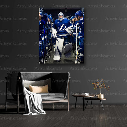 Andrei Vasilevskiy game day collector canvas art