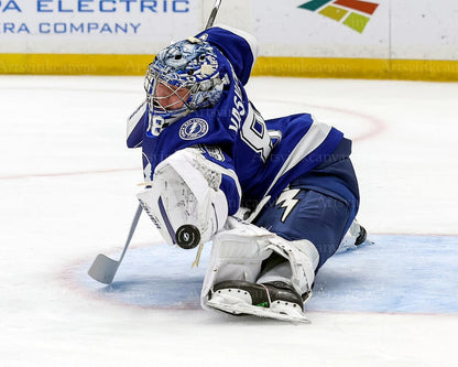 Andrei Vasilevskiy making a save canvas wall art