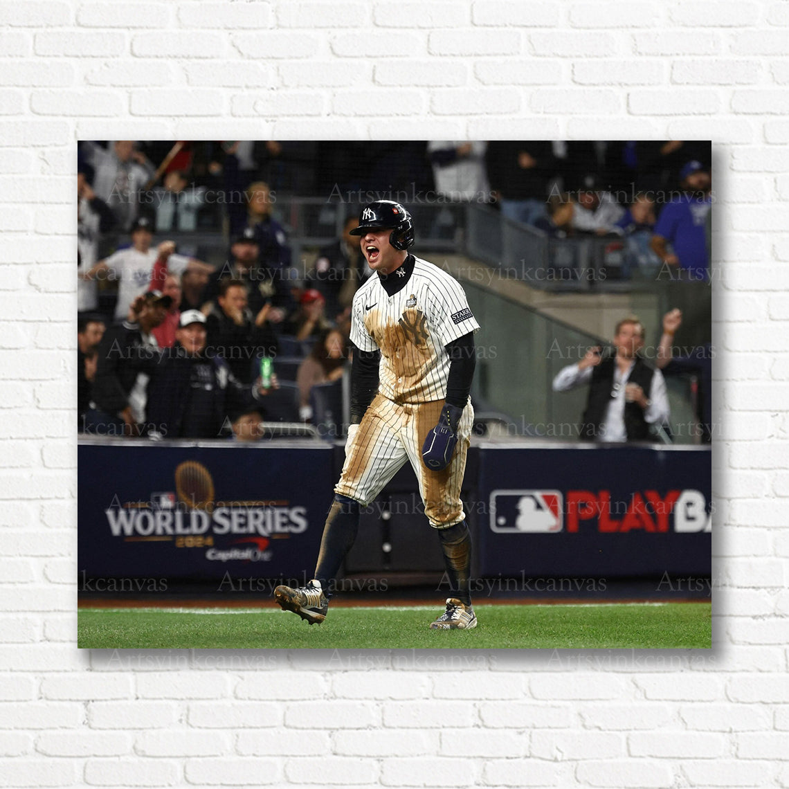 Anthony Volpe Yankees Game 4 Grand Slam canvas print