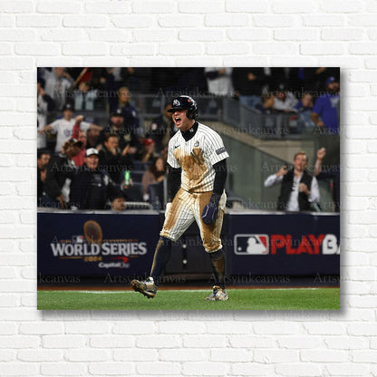 Anthony Volpe Yankees Game 4 Grand Slam canvas print
