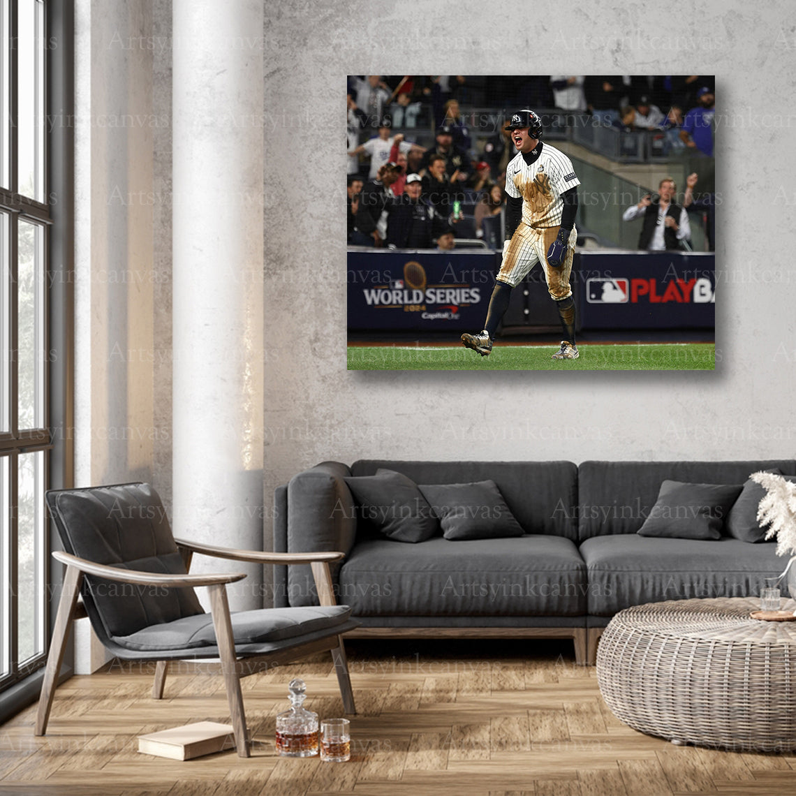 New York Yankees World Series Game 4 wall decor