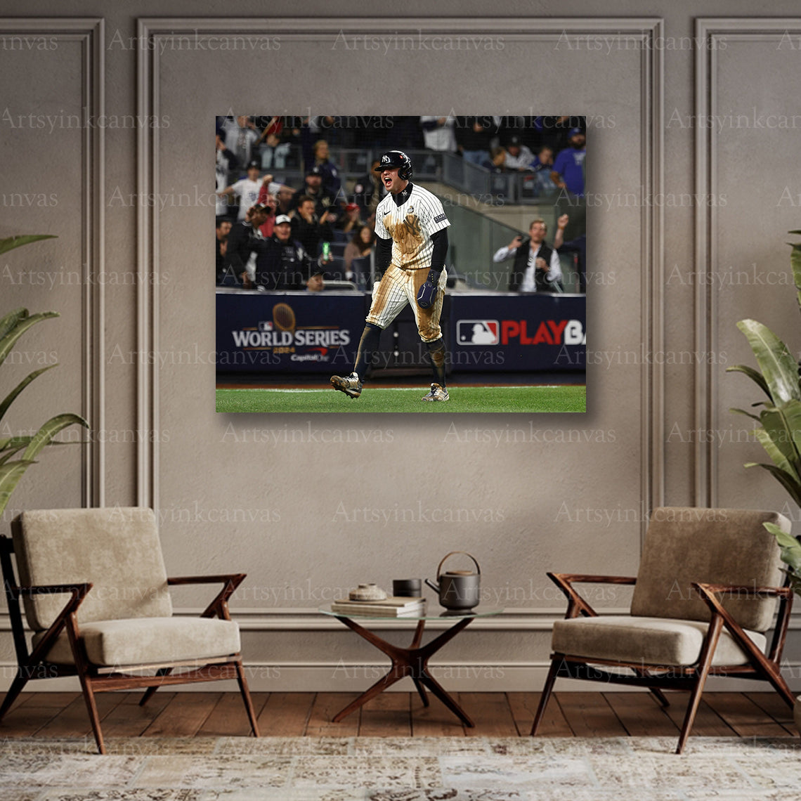 Anthony Volpe grand slam collector baseball canvas