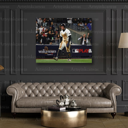 Premium Anthony Volpe Yankees postseason canvas art
