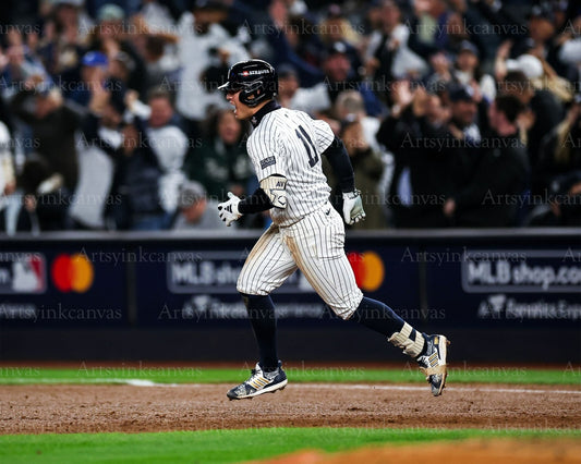 Anthony Volpe 2024 World Series New York Yankees canvas wall art