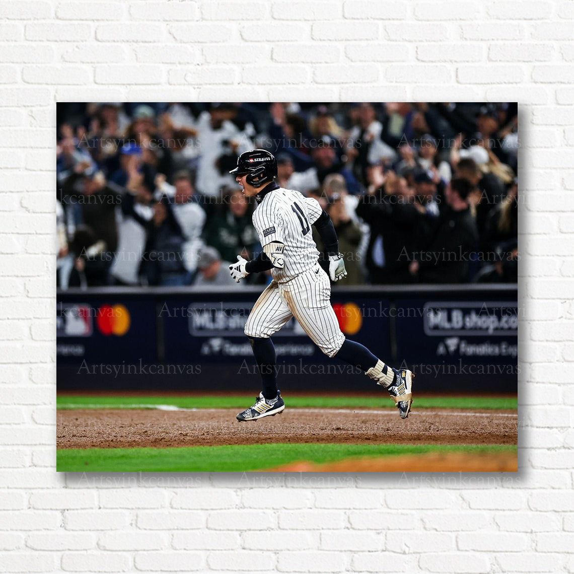 Anthony Volpe Yankees World Series canvas print