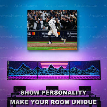Anthony Volpe 2024 postseason baseball artwork