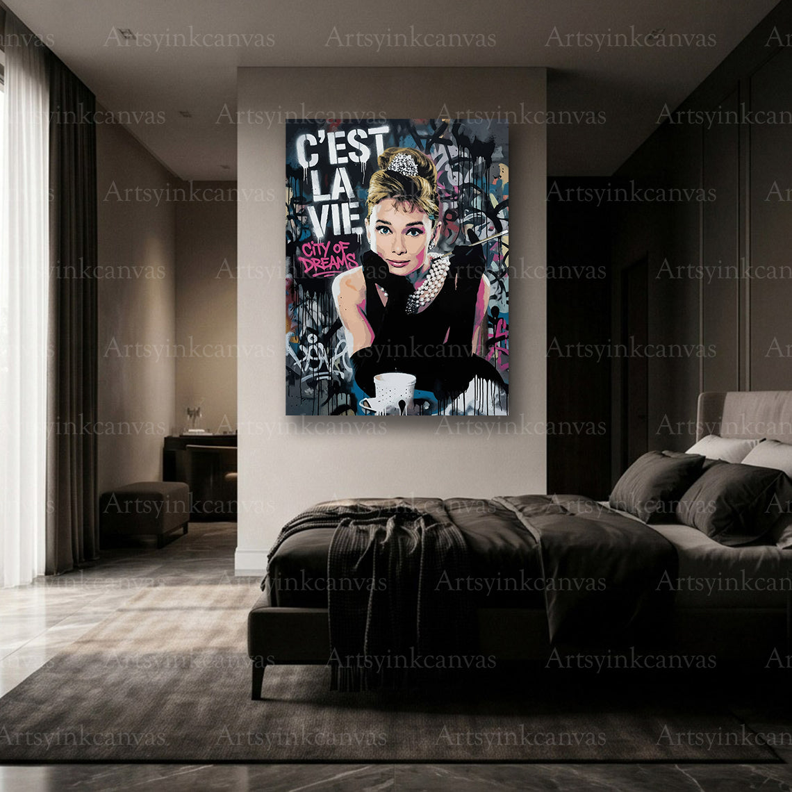 Premium Audrey Hepburn celebrity wall art
