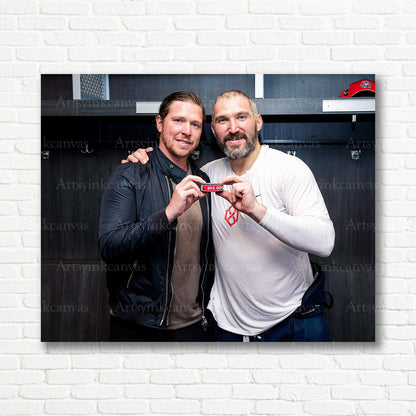 Nicklas Backstrom Alex Ovechkin Capitals canvas print