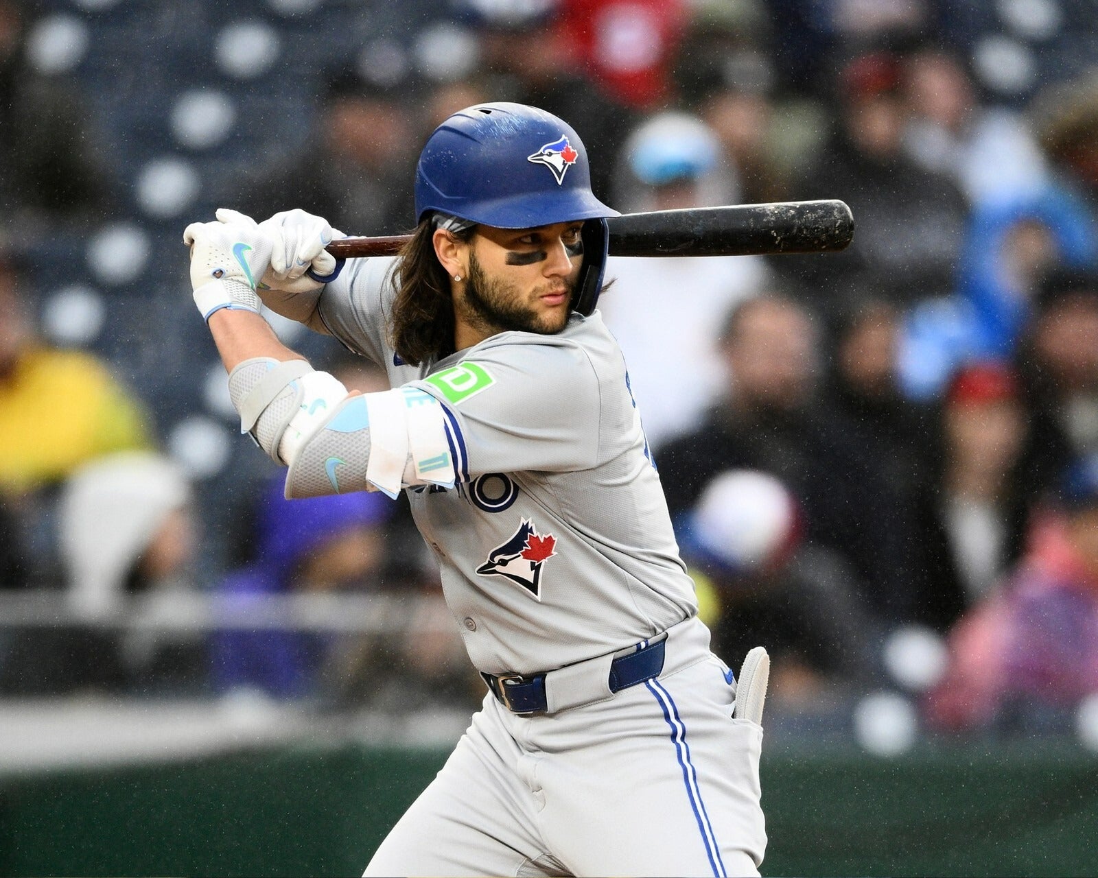 Bo Bichette batting stance canvas wall art