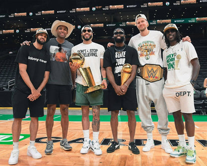 Boston Celtics 2024 NBA Finals Champions Super Six canvas wall art