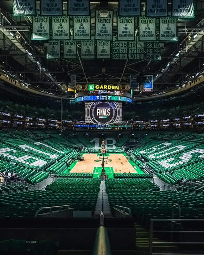 Boston Celtics 2024 NBA Finals TD Garden canvas wall art