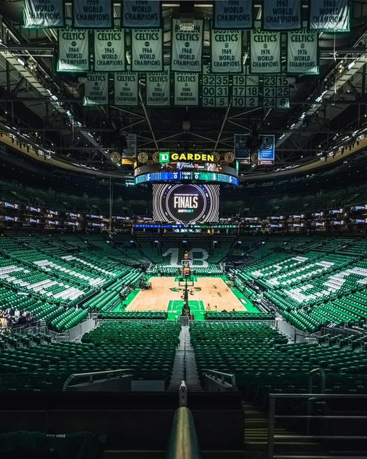 Boston Celtics 2024 NBA Finals TD Garden canvas wall art