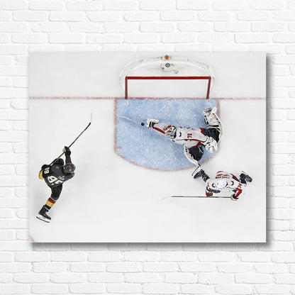 Braden Holtby iconic save Washington Capitals canvas print